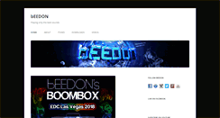 Desktop Screenshot of djbeedon.com