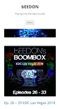 Mobile Screenshot of djbeedon.com